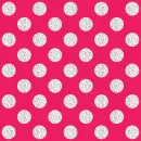 HOT PINK WHITE SILVER POLKA DOT GLITTER BACKGROUND