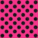 HOT PINK BLACK POLKA DOT GLITTER BACKGROUND