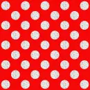 RED WHITE SILVER POLKA DOT GLITTER BACKGROUND