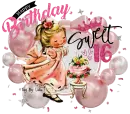 HAPPY SWEET 16TH BIRTHDAY