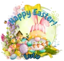 HAPPY EASTER - GNOME - LULU