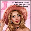 Spring Sticker - J