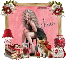 Blonde on stool - Jane