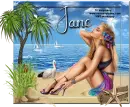 Woman on the beach - Jane