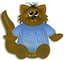 Cute cat - Love your graphic