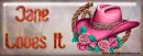 Pink Cowgirl's Hat - Jane