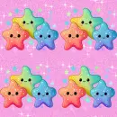 Seamless Starfish Background