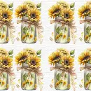 Seamless Sunflower Background