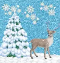 Winter Scene Background 