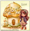 Little girl w/house - Jane