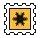 Mini stamp - snowflake