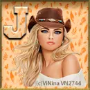 Cowgirl Sticker J