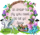 In order to fly....Jane