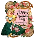 HAPPY MOTHER'S DAY MOM - VINTAGE - LORAINE