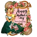 HAPPY MOTHER'S DAY MOM - VINTAGE - LULU