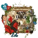 HAPPY FATHER'S DAY DAD - VINTAGE - LULU