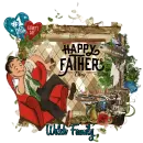 HAPPY FATHER'S DAY DAD - VINTAGE - WELCH FAMILY