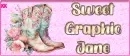Cowgirl boots - Sweet graphic - Jane