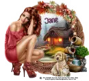 Brunette in Autumn - Jane