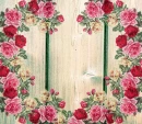 Country Style   Vintage  Rose  Background