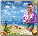 Woman on the beach 