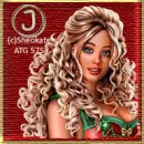 Blonde Sticker - J