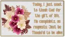 I just want to be Thankful