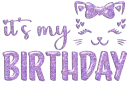 Kitty face - it's my BD
