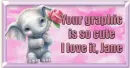 Cute Elephant - Jane