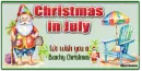 Christmas in July Banner
