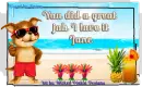 Cute Beach Tag - Jane
