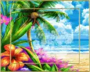Animated Beach Scene