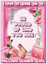 I am a one in a million kinda girl - by Robbie