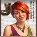Redhead Sticker - J
