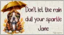 Don't let the rain........Jane