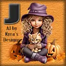 Halloween Sticker - J