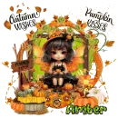 AUTUMN WISHES PUMPKIN KISSES - AMBER