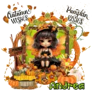 AUTUMN WISHES PUMPKIN KISSES - ANDREA