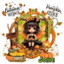 AUTUMN WISHES PUMPKIN KISSES - JANE