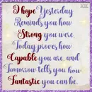 I hope yesteerday....