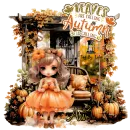 ARI - LEAVES ARE FALLING AUTUMN IS CALLING PUMPKIN GIRL