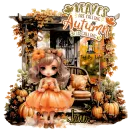 JANE - LEAVES ARE FALLING AUTUMN IS CALLING PUMPKIN GIRL