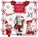 Candy Cane Santa - Jane
