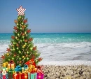 Summer Christmas Background