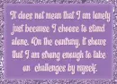 I am strong enough 
