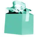 A for Appreciate in Aquamarine