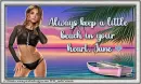 Keep a little beach in your heart - Jane