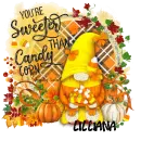 LILLIANA - YOU'RE SWEETER THAN CANDY CORN GNOME FALL AUTUMN