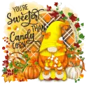 YOU'RE SWEETER THAN CANDY CORN GNOME FALL AUTUMN