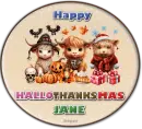 Happy Hallothanksmas - Jane
